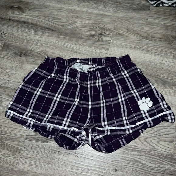 Purple and white Clemson pj shorts - Picture 2 of 5